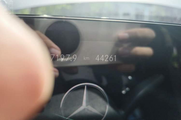 Used Mercedes-Benz A-Class 2021 A 200 L Sport Sedan Fashion Model Odometer Close Up