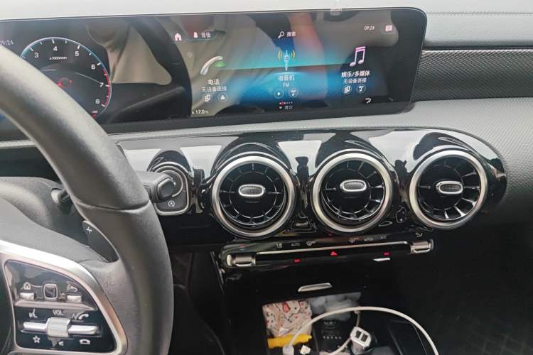 Used Mercedes-Benz A-Class 2021 Restyled A 180 L Sport Sedan Audio And AC Panel