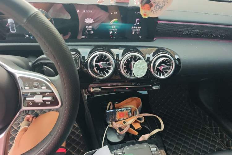 Used Mercedes-Benz A-Class 2021 Restyled A 180 L Sport Sedan Audio And AC Panel