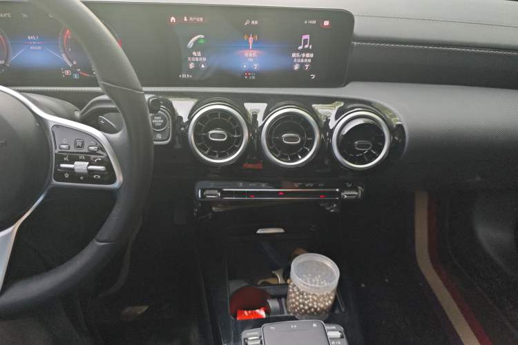 Used Mercedes-Benz A-Class 2021 A 200 L Sport Sedan Dynamic Model Audio And AC Panel