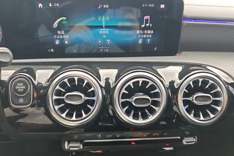 Used Mercedes-Benz A-Class 2021 A 180 L Sport Sedan Audio And AC Panel