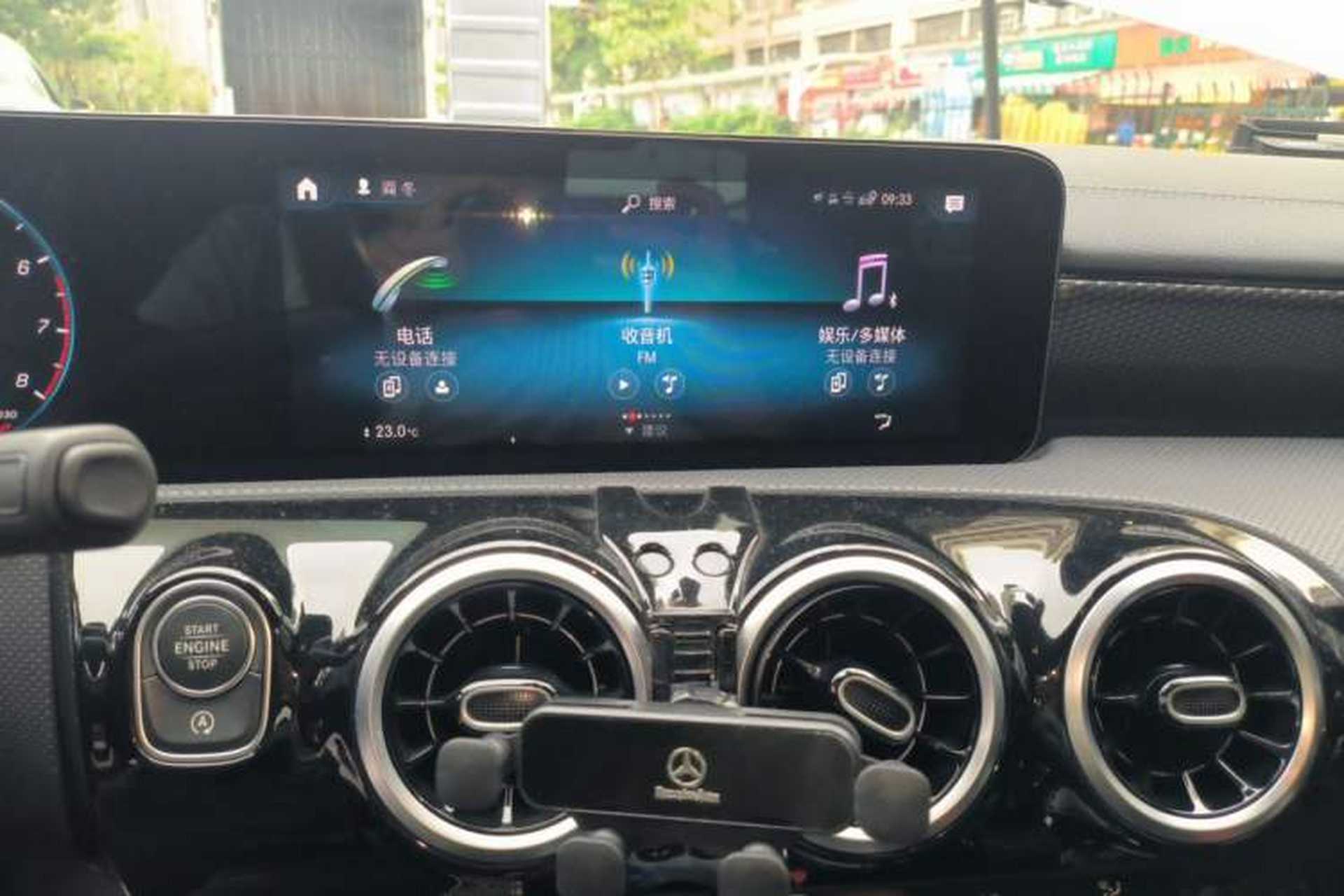 Used Mercedes-Benz A-Class 2021 A 200 L Sport Sedan Dynamic Model Audio And AC Panel