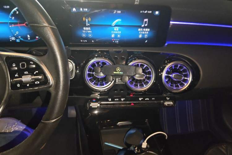 Used Mercedes-Benz A-Class 2021 A 200 L Sport Sedan Dynamic Model Audio And AC Panel