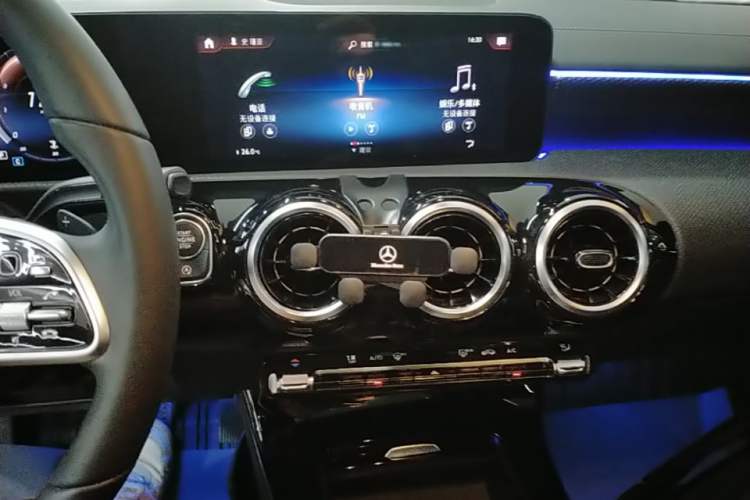 Used Mercedes-Benz A-Class 2021 A 200 L Sport Sedan Dynamic Model Audio And AC Panel