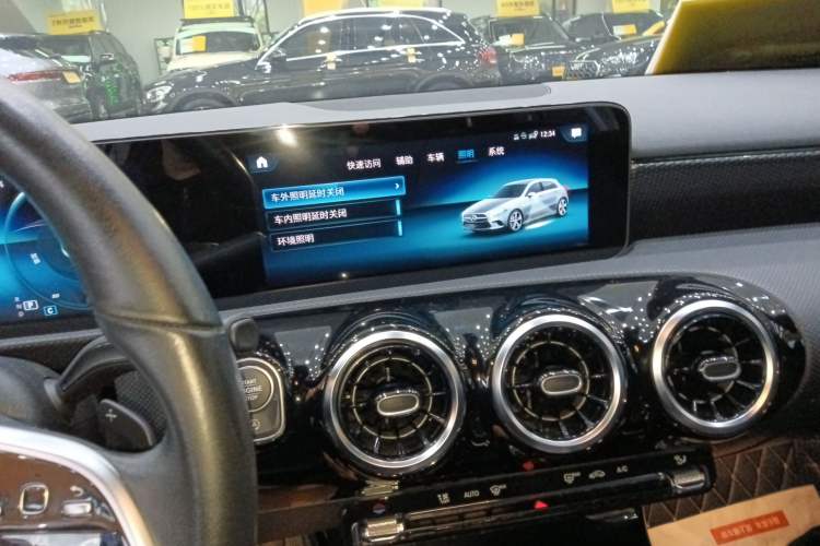 Used Mercedes-Benz A-Class 2021 A 200 Dynamic Edition Audio And AC Panel
