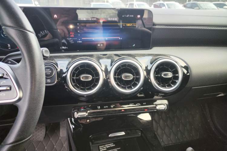 Used Mercedes-Benz A-Class 2021 A 200 L Sport Sedan Dynamic Model Audio And AC Panel