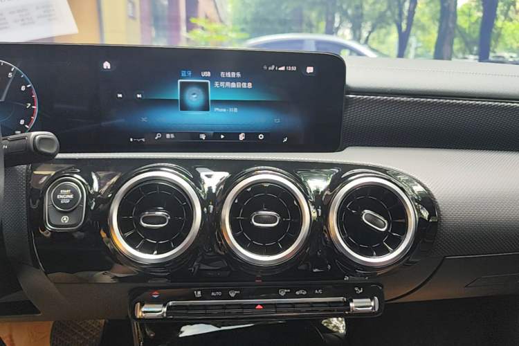 Used Mercedes-Benz A-Class 2021 A 200 L Sport Sedan Dynamic Model Audio And AC Panel