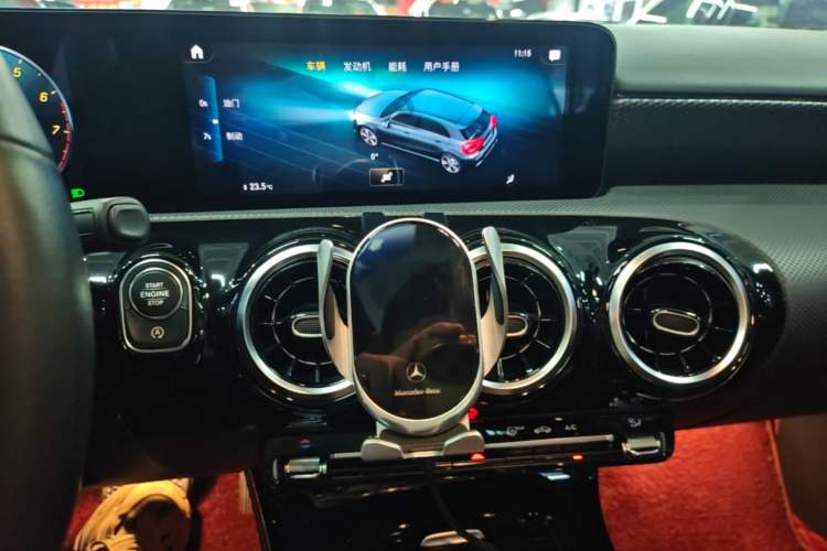 Used Mercedes-Benz A-Class 2021 A 200 Dynamic Edition Audio And AC Panel