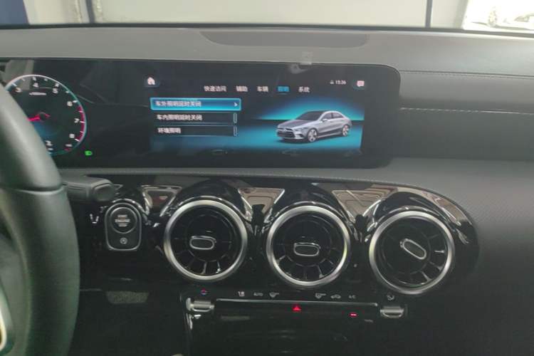 Used Mercedes-Benz A-Class 2021 A 200 L Sport Sedan Dynamic Model Audio And AC Panel