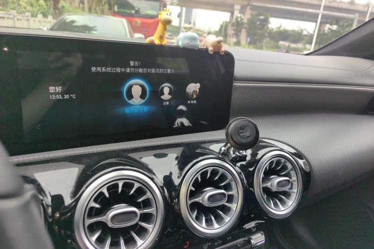 Used Mercedes-Benz A-Class 2021 Restyled A 180 L Sport Sedan Audio And AC Panel