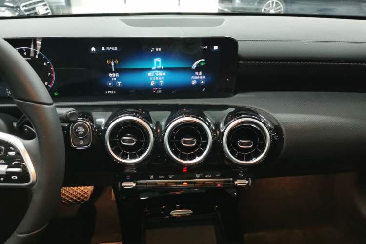Used Mercedes-Benz A-Class 2021 A 200 L Sport Sedan Dynamic Model Audio And AC Panel