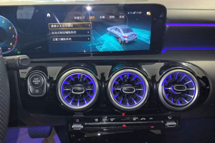 Used Mercedes-Benz A-Class 2021 A 200 L Sport Sedan Fashion Model Audio And AC Panel