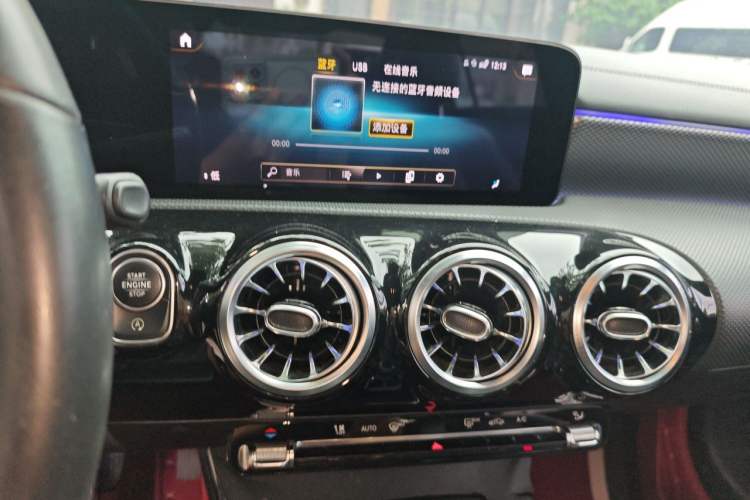 Used Mercedes-Benz A-Class 2021 A 180 L Sport Sedan Audio And AC Panel