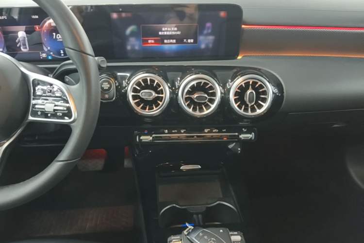 Used Mercedes-Benz A-Class 2021 Restyled A 180 L Sport Sedan Audio And AC Panel