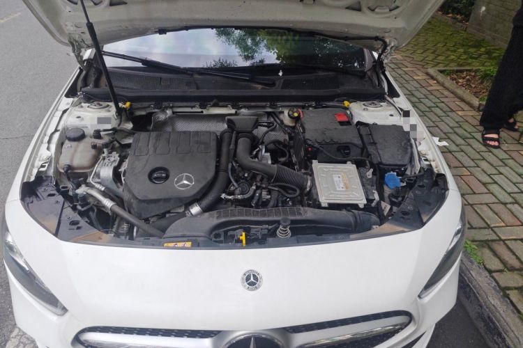 Used Mercedes-Benz A-Class 2021 A 200 L Sport Sedan Fashion Model Engine Bay
