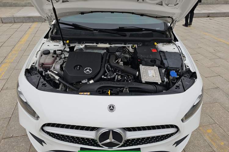 Used Mercedes-Benz A-Class 2021 A 200 L Sport Sedan Fashion Model Engine Bay