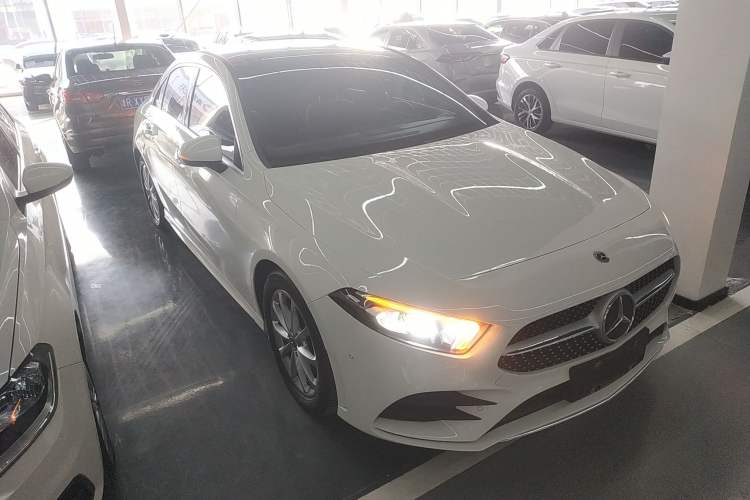 Used Mercedes-Benz A-Class 2021 A 200 L Sport Sedan Dynamic Model Front Right 45 Deg