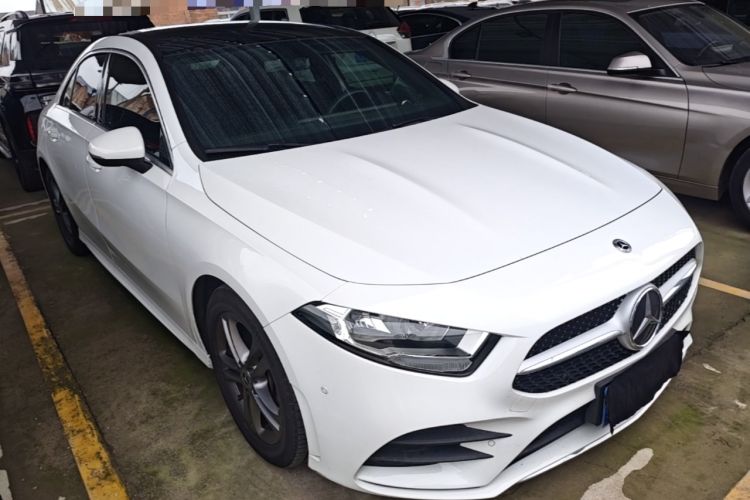Used Mercedes-Benz A-Class 2021 A 180 L Sport Sedan Front Right 45 Deg