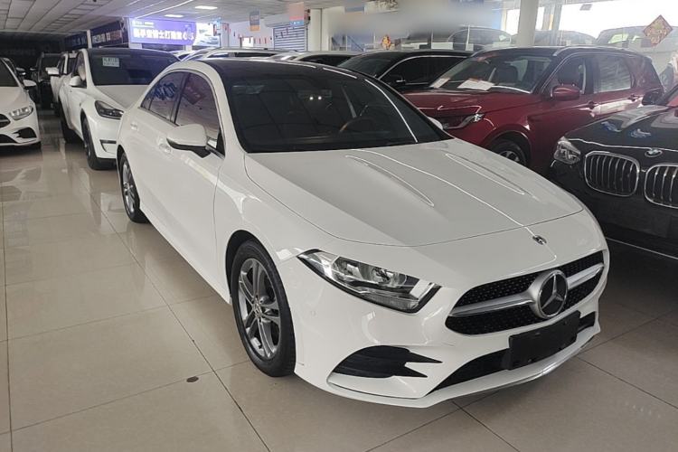 Used Mercedes-Benz A-Class 2021 A 180 L Sport Sedan Front Right 45 Deg