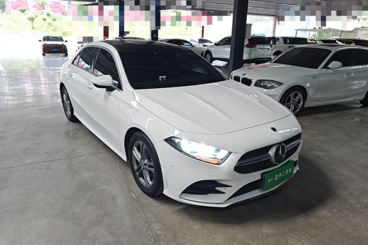 Used Mercedes-Benz A-Class 2021 A 180 L Sport Sedan Front Right 45 Deg