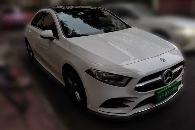 Used Mercedes-Benz A-Class 2021 A 180 L Sport Sedan Front Right 45 Deg