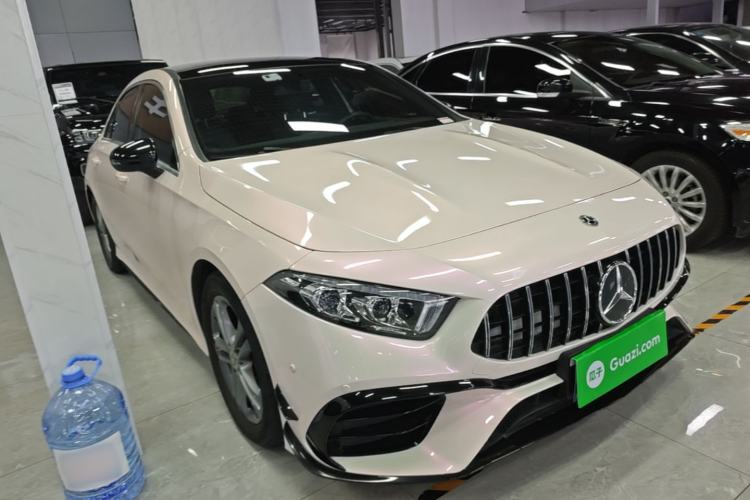 Used Mercedes-Benz A-Class 2021 Restyled A 180 L Sport Sedan Front Right 45 Deg