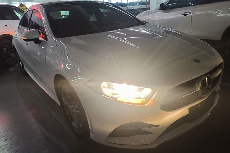 Used Mercedes-Benz A-Class 2021 Restyled A 180 L Sport Sedan Front Right 45 Deg