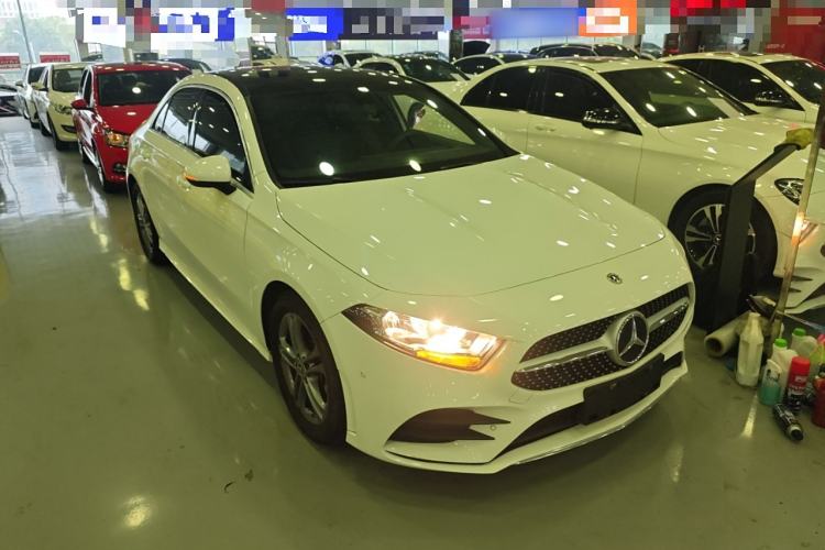 Used Mercedes-Benz A-Class 2021 A 180 L Sport Sedan Front Right 45 Deg