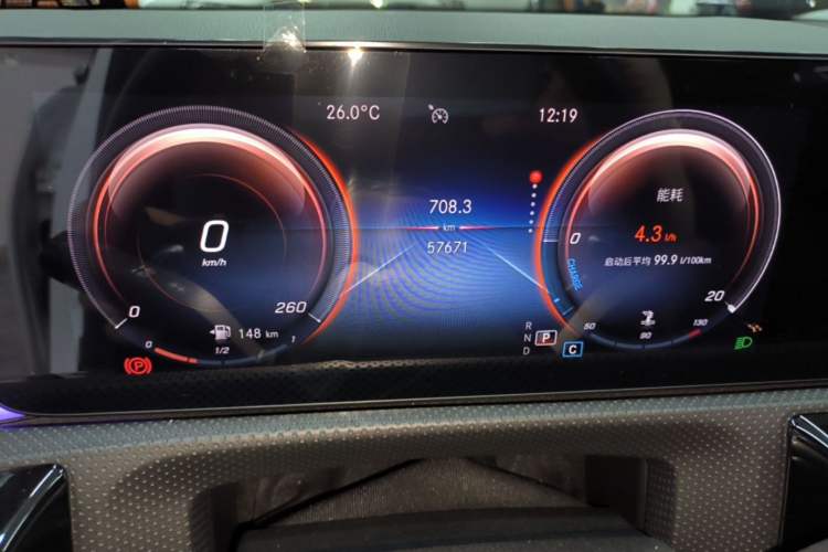 Used Mercedes-Benz A-Class 2021 A 200 L Sport Sedan Fashion Model Instrument Cluster