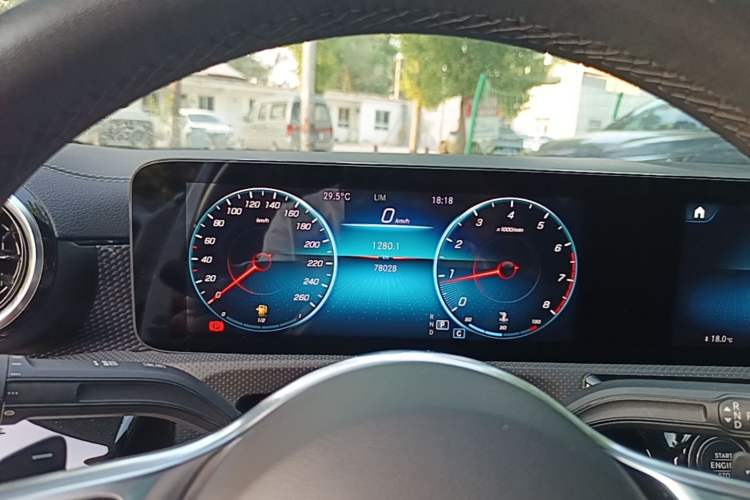 Used Mercedes-Benz A-Class 2021 A 200 L Sport Sedan Dynamic Model Instrument Cluster