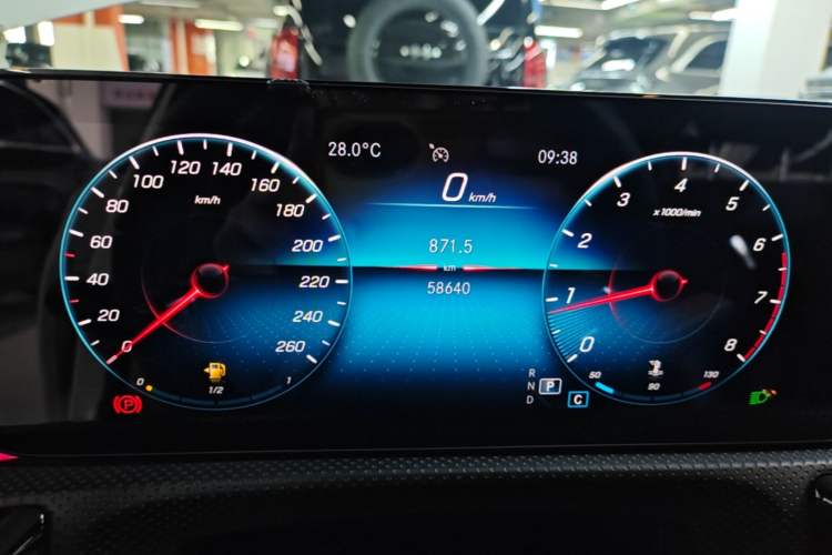 Used Mercedes-Benz A-Class 2021 A 200 L Sport Sedan Fashion Model Instrument Cluster