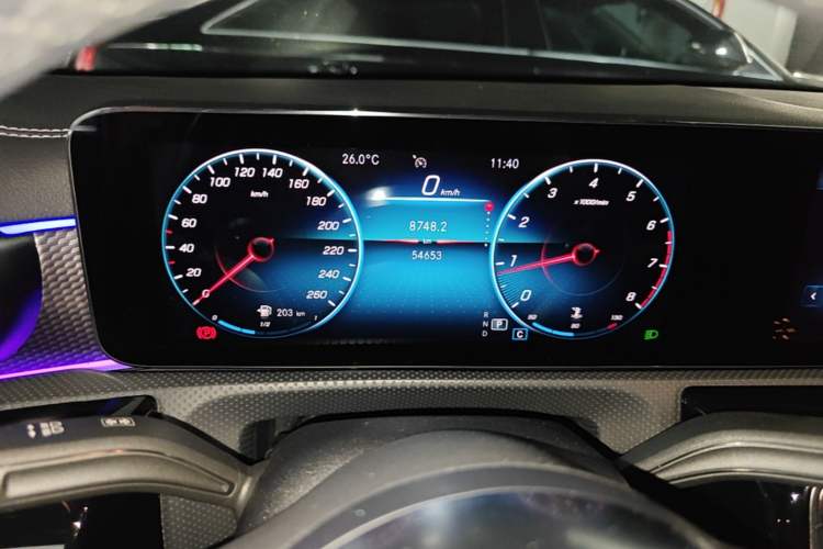 Used Mercedes-Benz A-Class 2021 A 200 L Sport Sedan Fashion Model Instrument Cluster