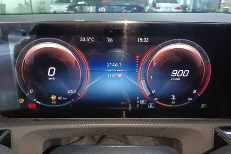 Used Mercedes-Benz A-Class 2021 A 200 L Sport Sedan Dynamic Model Instrument Cluster