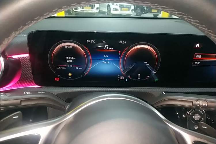 Used Mercedes-Benz A-Class 2021 A 200 L Sport Sedan Dynamic Model Instrument Cluster