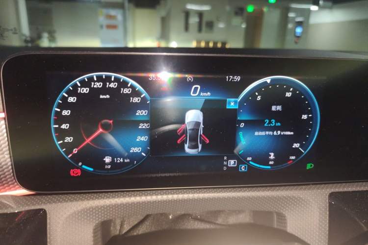 Used Mercedes-Benz A-Class 2021 A 200 L Sport Sedan Dynamic Model Instrument Cluster