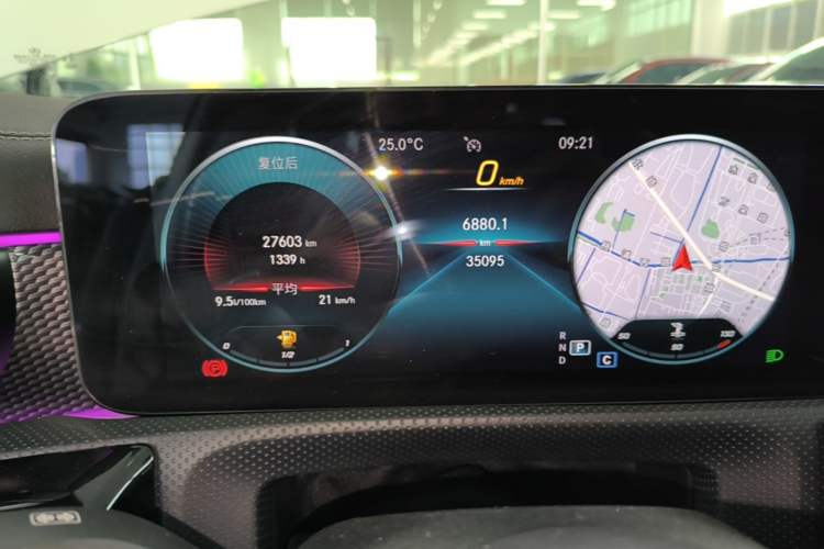 Used Mercedes-Benz A-Class 2021 A 200 L Sport Sedan Fashion Model Instrument Cluster