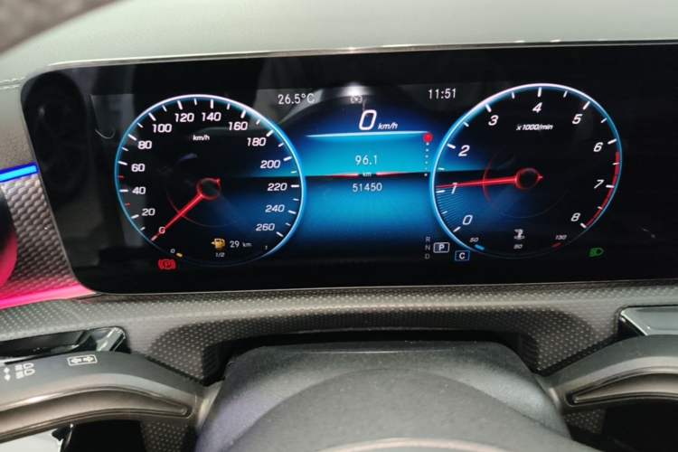 Used Mercedes-Benz A-Class 2021 A 200 L Sport Sedan Fashion Model Instrument Cluster
