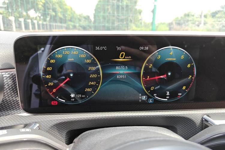 Used Mercedes-Benz A-Class 2021 A 200 L Sport Sedan Fashion Model Instrument Cluster