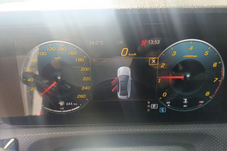 Used Mercedes-Benz A-Class 2021 A 200 L Sport Sedan Dynamic Model Instrument Cluster