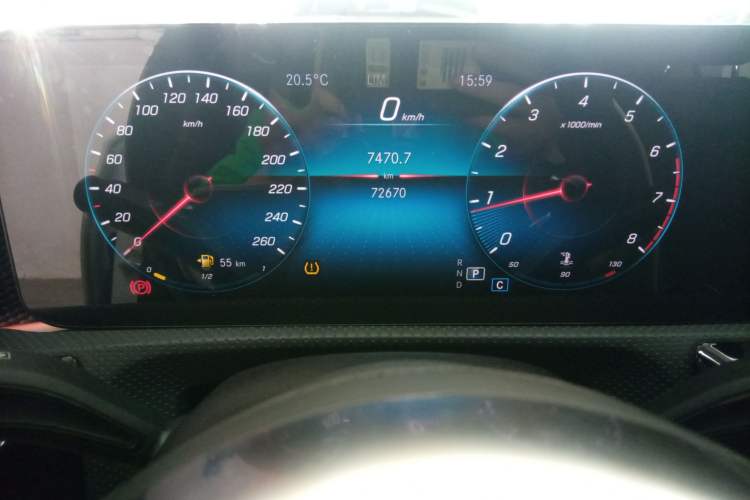 Used Mercedes-Benz A-Class 2021 A 200 L Sport Sedan Fashion Model Instrument Cluster