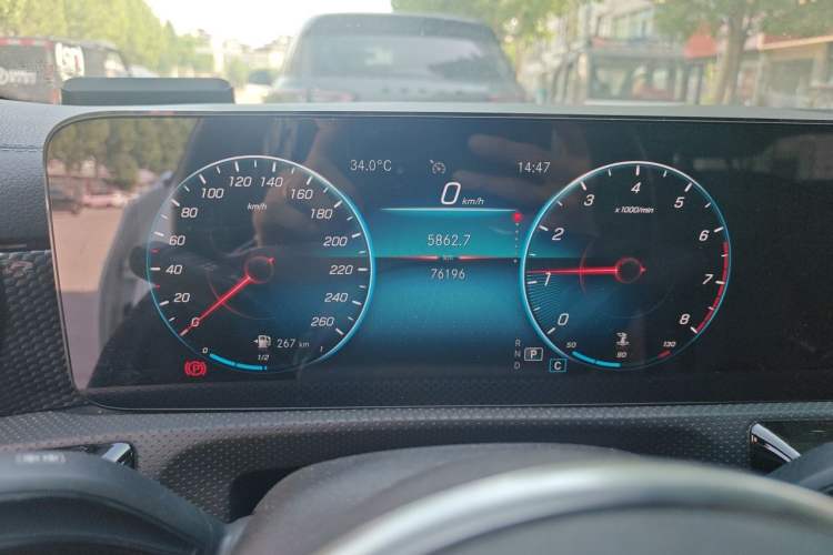 Used Mercedes-Benz A-Class 2021 A 200 L Sport Sedan Dynamic Model Instrument Cluster