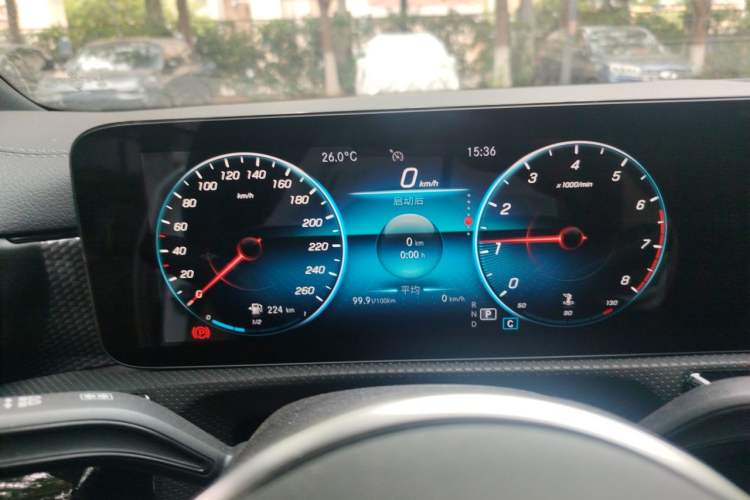 Used Mercedes-Benz A-Class 2021 A 200 L Sport Sedan Dynamic Model Instrument Cluster
