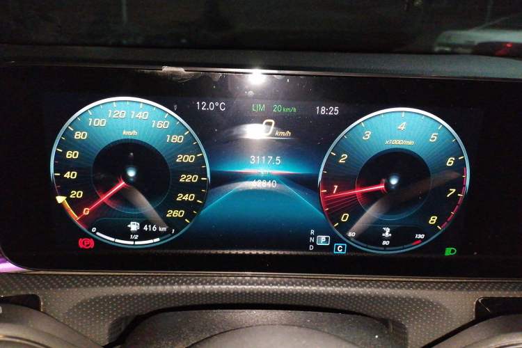Used Mercedes-Benz A-Class 2021 A 200 L Sport Sedan Dynamic Model Instrument Cluster