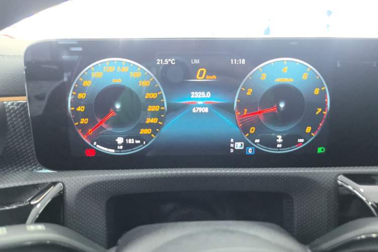 Used Mercedes-Benz A-Class 2021 A 200 L Sport Sedan Fashion Model Instrument Cluster