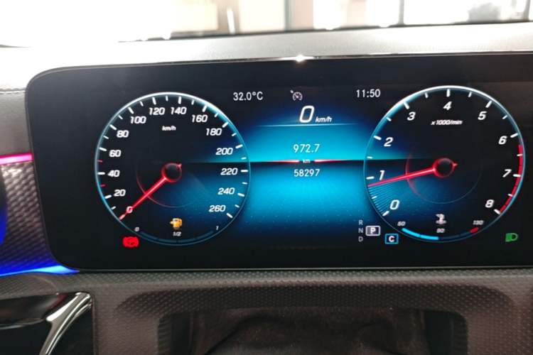 Used Mercedes-Benz A-Class 2021 A 200 L Sport Sedan Dynamic Model Instrument Cluster