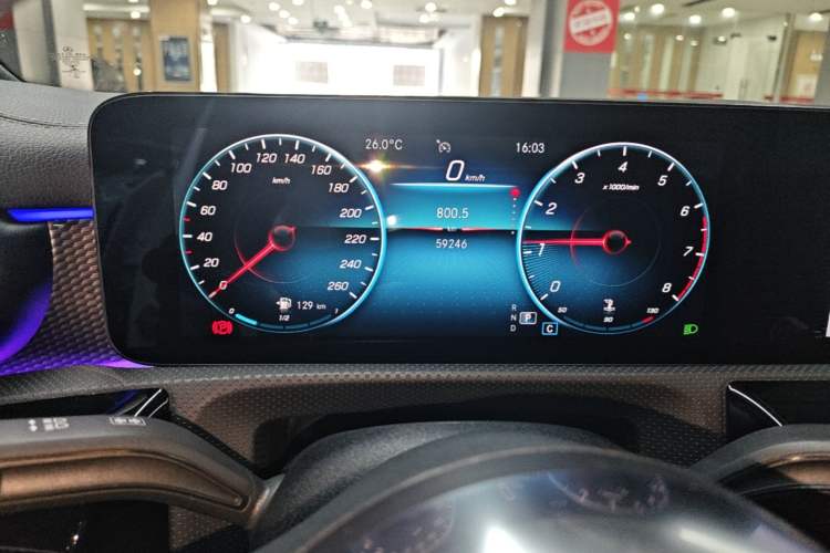 Used Mercedes-Benz A-Class 2021 A 200 L Sport Sedan Fashion Model Instrument Cluster