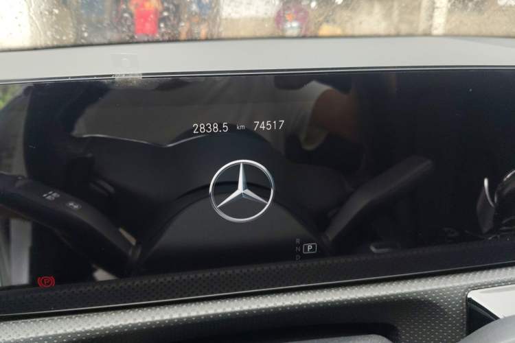 Used Mercedes-Benz A-Class 2021 Restyled A 180 L Sport Sedan Odometer Close Up