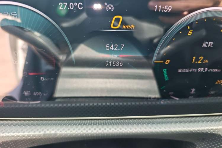 Used Mercedes-Benz A-Class 2021 A 200 L Sport Sedan Dynamic Model Odometer Close Up