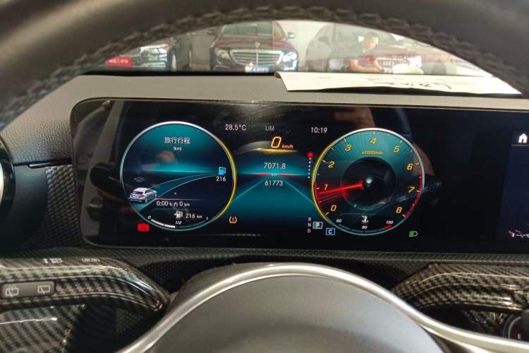 Used Mercedes-Benz A-Class 2021 A 180 Odometer Close Up