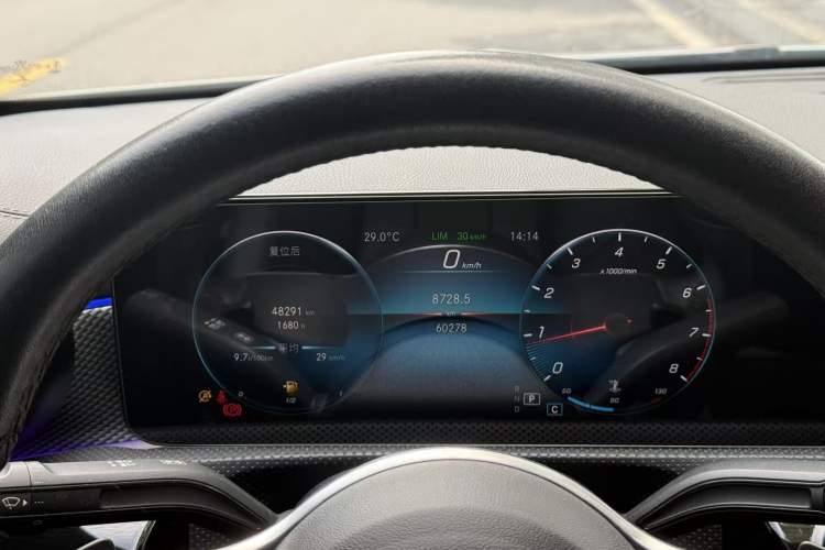 Used Mercedes-Benz A-Class 2021 Restyled A 180 L Sport Sedan Odometer Close Up